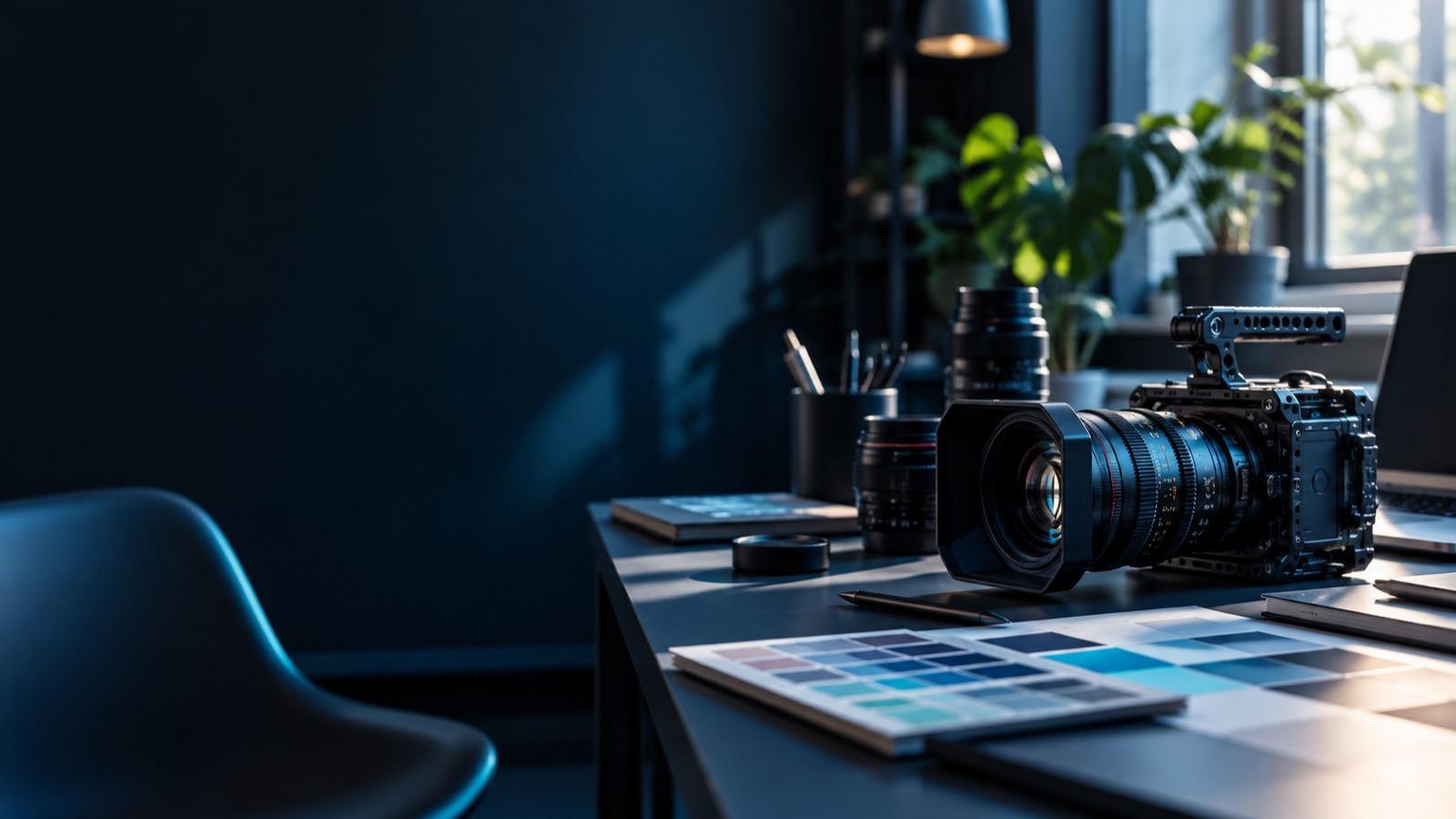 Fotocamera e strumenti per grafica e produzione video